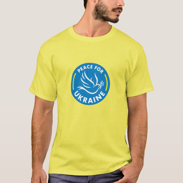 Camiseta Paz para a Ucrânia (Frente)