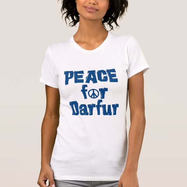 Camiseta Paz para Darfur 2 (Frente)