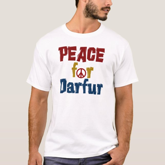 Camiseta Paz para Darfur 5 (Frente)