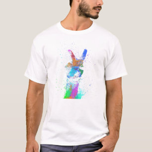 Camiseta Paz pintada