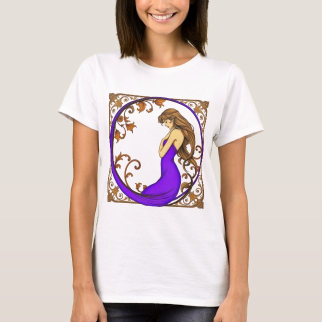 Camiseta Paz (roxo) (Frente)