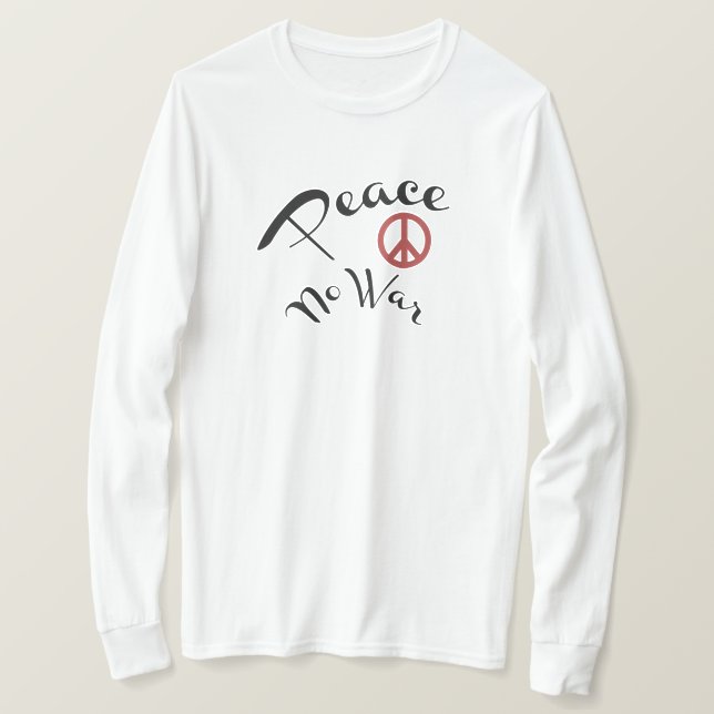 Camiseta Paz Sem Guerra (Frente do Design)