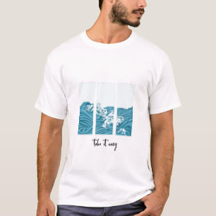 Camiseta PAZ – Texto Negrito Angustiado com Símbolo de Pomb