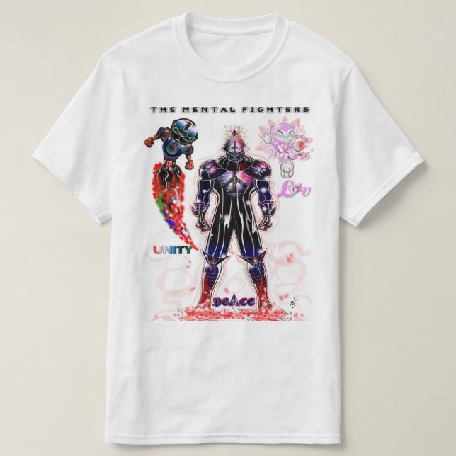 CAMISETA PAZ UNIDADE E AMOR (Frente do Design)