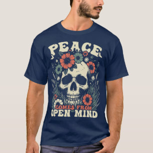 Camiseta Paz vem da mente aberta