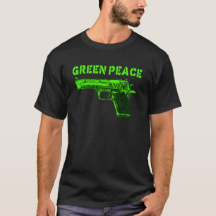 Camiseta Paz verde