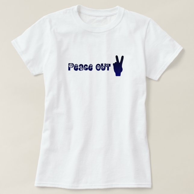 Camiseta Paz Vintage (Frente do Design)