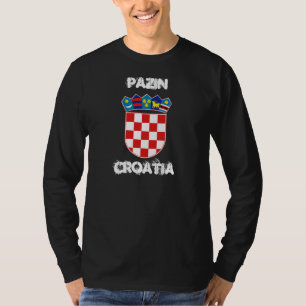 Camiseta Pazin, Croatia com brasão