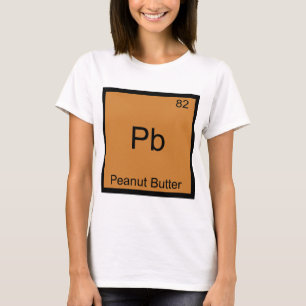 Camiseta Pb - Elemento Engraçado Da Manteiga De Amendoim Q