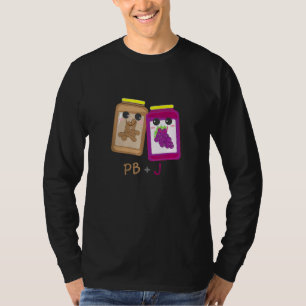 Camiseta Pb+j Manteiga de amendoim e gelatina Igual a fanta