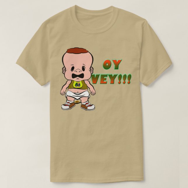 Camiseta PBTEEZ RB0202 Oy vey boy (Frente do Design)
