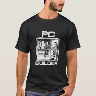 Camiseta PC Builder Tecnologia de informação especializada