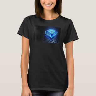 Camiseta Pc Cientista Do Chip De Computador Do Nerd Gamer