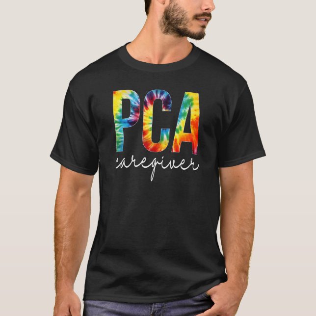 Camiseta Pca Apreciação Dia De Apreciação Tie Dye Para Mulh (Frente)