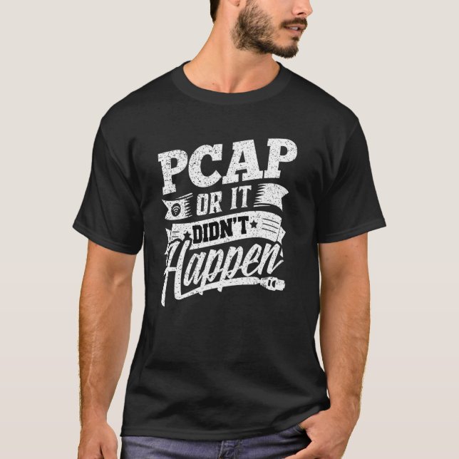Camiseta PCAP ou não aconteceu (Frente)