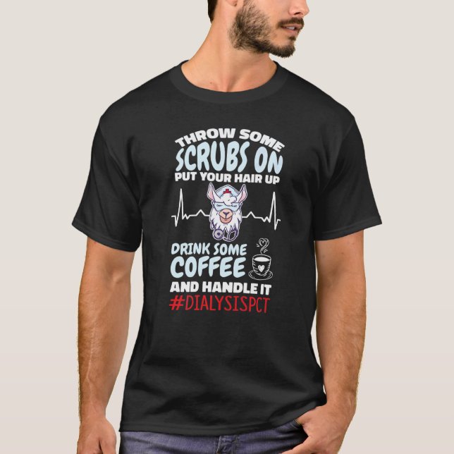 Camiseta Pct de Diálise Coloque Alguns Aventais e Cuide Dis (Frente)