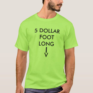 CAMISETA PÉ DE 5 DÓLARES LONGO,