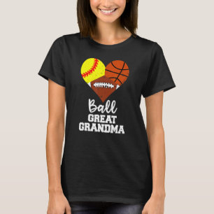 Camiseta Pé de basquete de vovó de Excelente de bola de sof