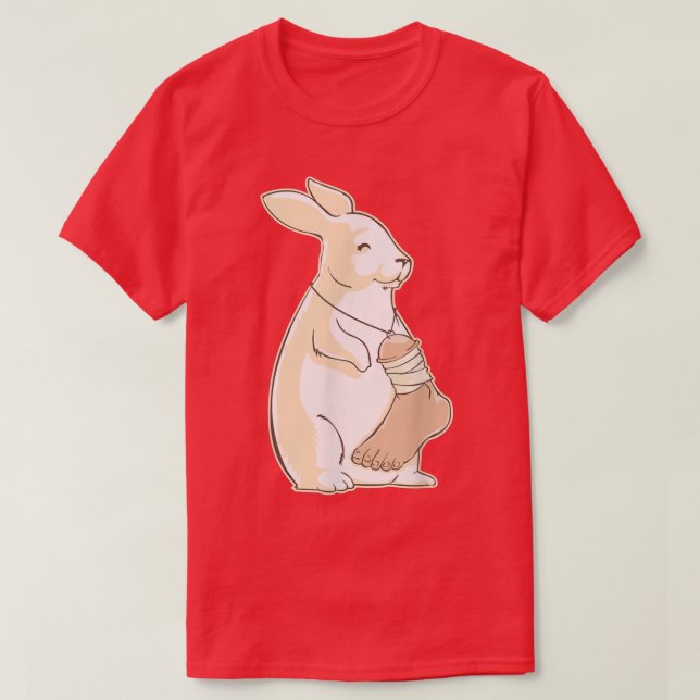 Camiseta Pé de Coelhos Sortudos, sorte, sorte  (Frente do Design)