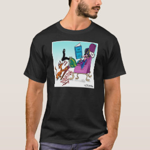 Camiseta Pé de Peg do pirata que risca o cargo