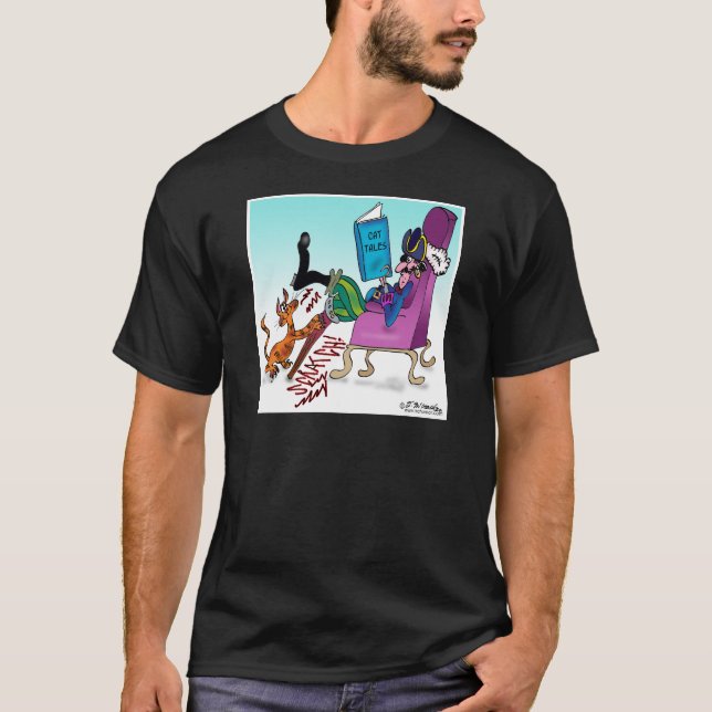 Camiseta Pé de Peg do pirata que risca o cargo (Frente)