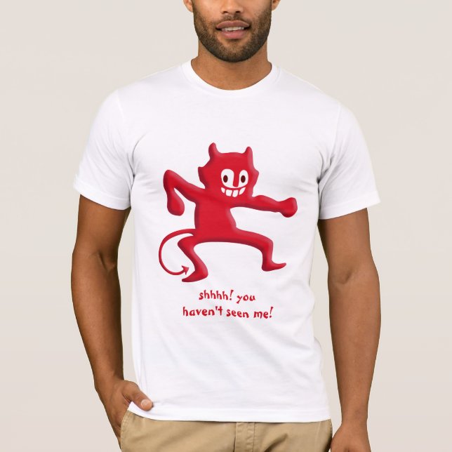 Camiseta Pé do Diabo Vermelho com Ponta (Frente)