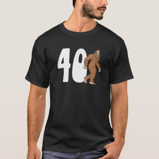 Camiseta Pé Grande 40º Quarenta Aniversário Sasquatch 40 An