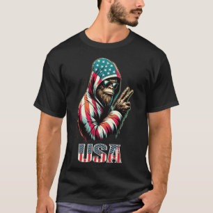Camiseta Pé Grande 4 De Julho Dos Eua, Professores Patrióti