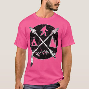 Camiseta Pé-Grande A Caminhar Montanha A Acampar Presentes 