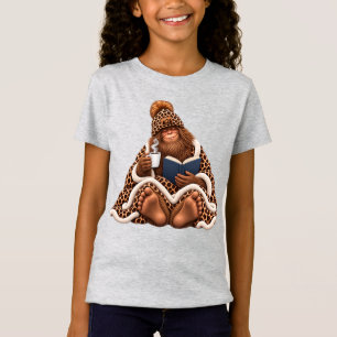 Camiseta Pé Grande Aconchegante Lendo com Café – Sasquatch