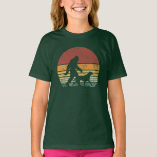 Camiseta Pé Grande Caminhando Labrador Cão de Retriever Vin