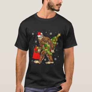 Camiseta Pé Grande Carregando Árvore de Natal Crença