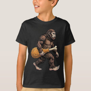 Camiseta Pé Grande Carregando Coxa de Frango Amante do Sasq