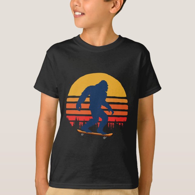 Camiseta Pé Grande Com Longboard - Skate 1  (Frente)