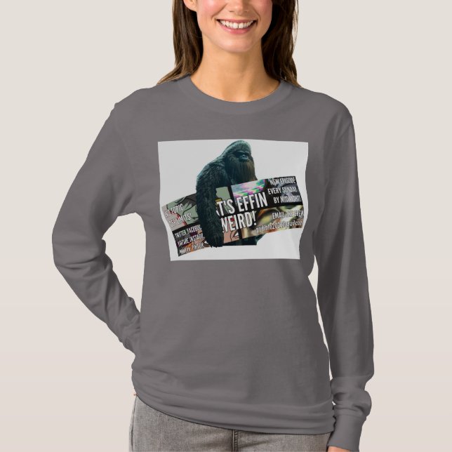 Camiseta Pé-grande com nosso logotipo (Frente)