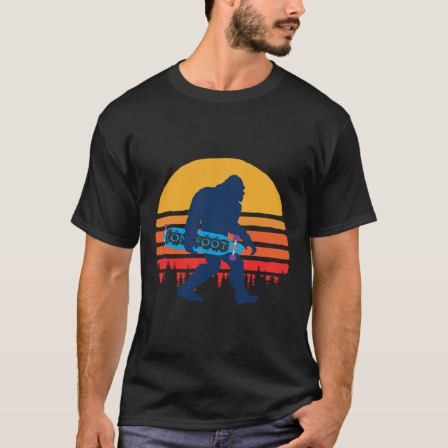 Camiseta Pé Grande de Longboard - Skate  (Frente)