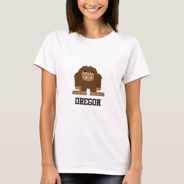 Camiseta Pé Grande de Oregon (Frente)