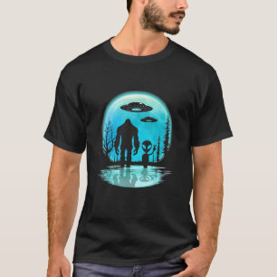 Camiseta Pé Grande e Alienígena debaixo da Lua Eu quero ser