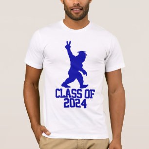 Camiseta Pé Grande Engraçado Turma de 2024 - Formatura 2024
