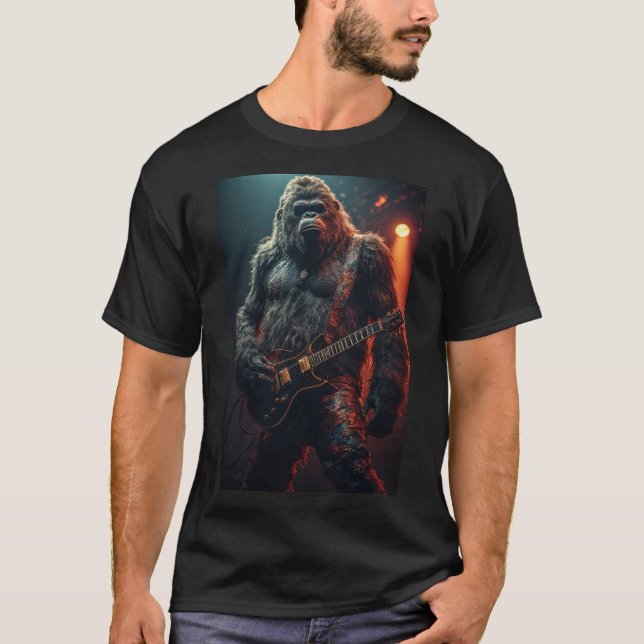 Camiseta Pé Grande Estrela do Rock (Frente)