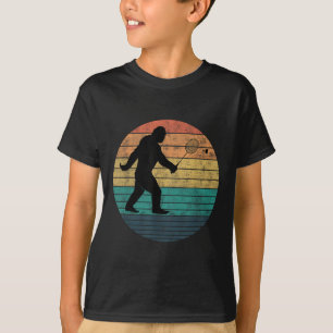 Camiseta Pé Grande Jogando Badminton Chuttle Engraçado Badm