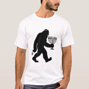 Camiseta Pé Grande Judeu Hanukkah Chanukah Humor Hilário