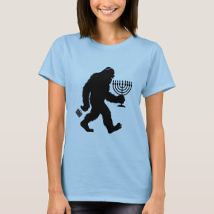 Camiseta Pé Grande Judeu Hanukkah Chanukah Humor Hilário 