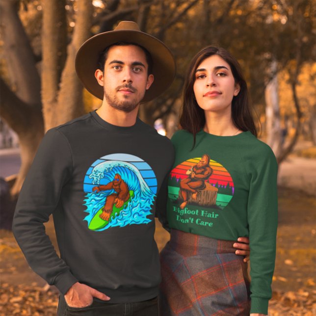 Camiseta Pé Grande Manhã Café Cabelo Grande Não se importe (Criador carregado)