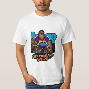 Camiseta Pé Grande Mantenha Portland Estranho