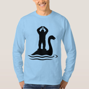 Camiseta Pé-grande Monstro do Lago Ness