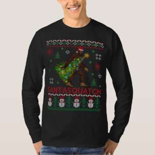 Camiseta Pé Grande - Papais noeis De Árvore De Natal De Car