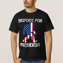 Camiseta Pé Grande Para Presidente Engraçado Pé Grande