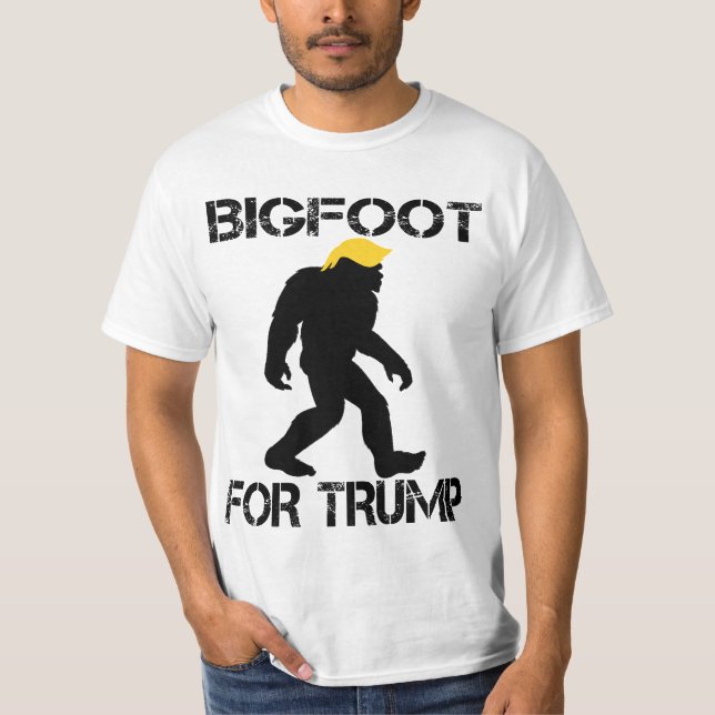 Camiseta Pé Grande Para Trump Eleições 2024 (Frente)