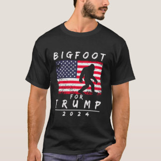 Camiseta Pé Grande Para Trump Vote Trump 2024 Engraçado Sas